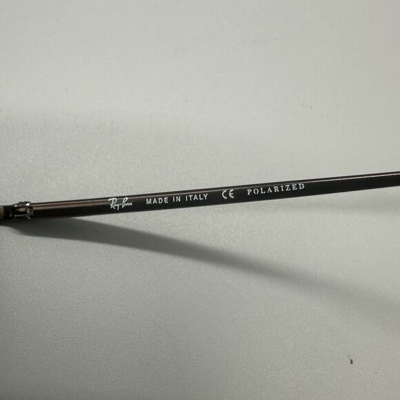 Ray-Ban RB3162 Sleek 012/47 Sunglasses Brown Metal 52-19 Flex Hinge Polarized - Picture 13 of 16